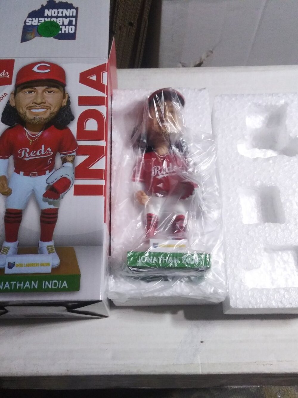 2023 Cincinnati Reds SGA Jonathan India Bobblehead NIB #ED 25,000 2nd Baseman